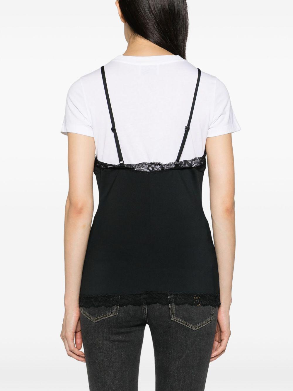 logo-print layered T-shirt Product Image