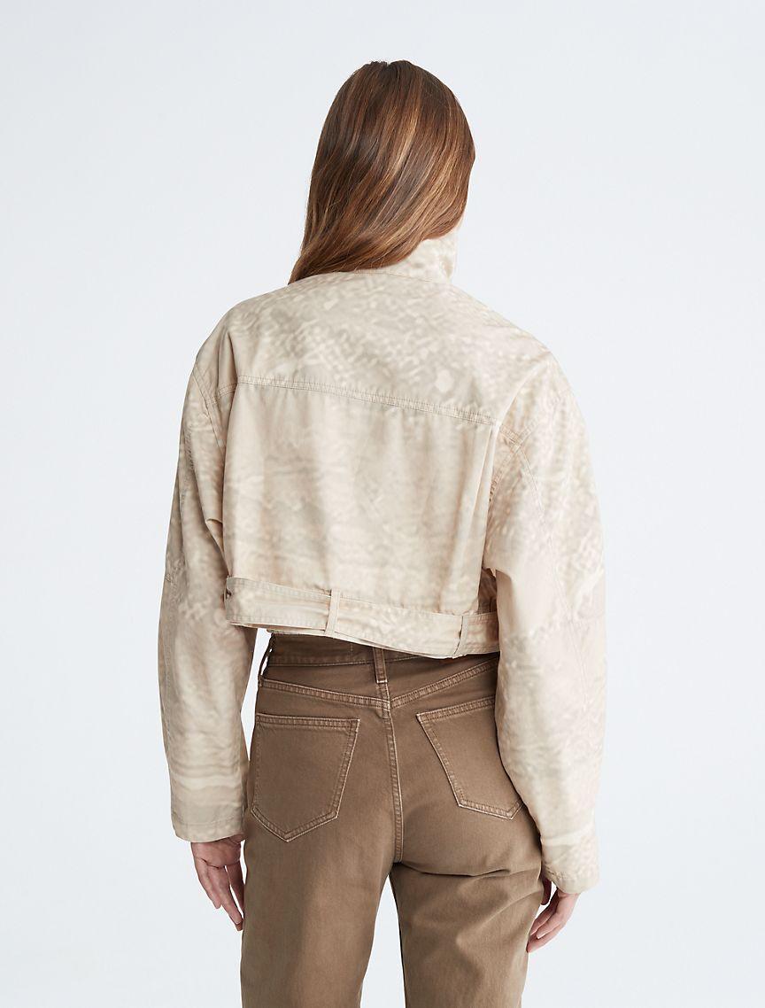 Cropped Belted Utility Jacket Product Image