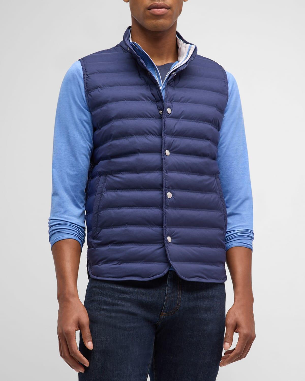 Mens Regent Nylon Snap-Front Vest Product Image