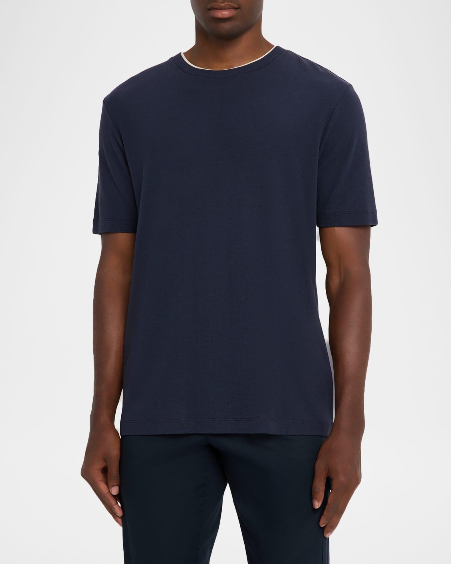 Men's Double-Neck Pima Cotton T-Shirt Product Image