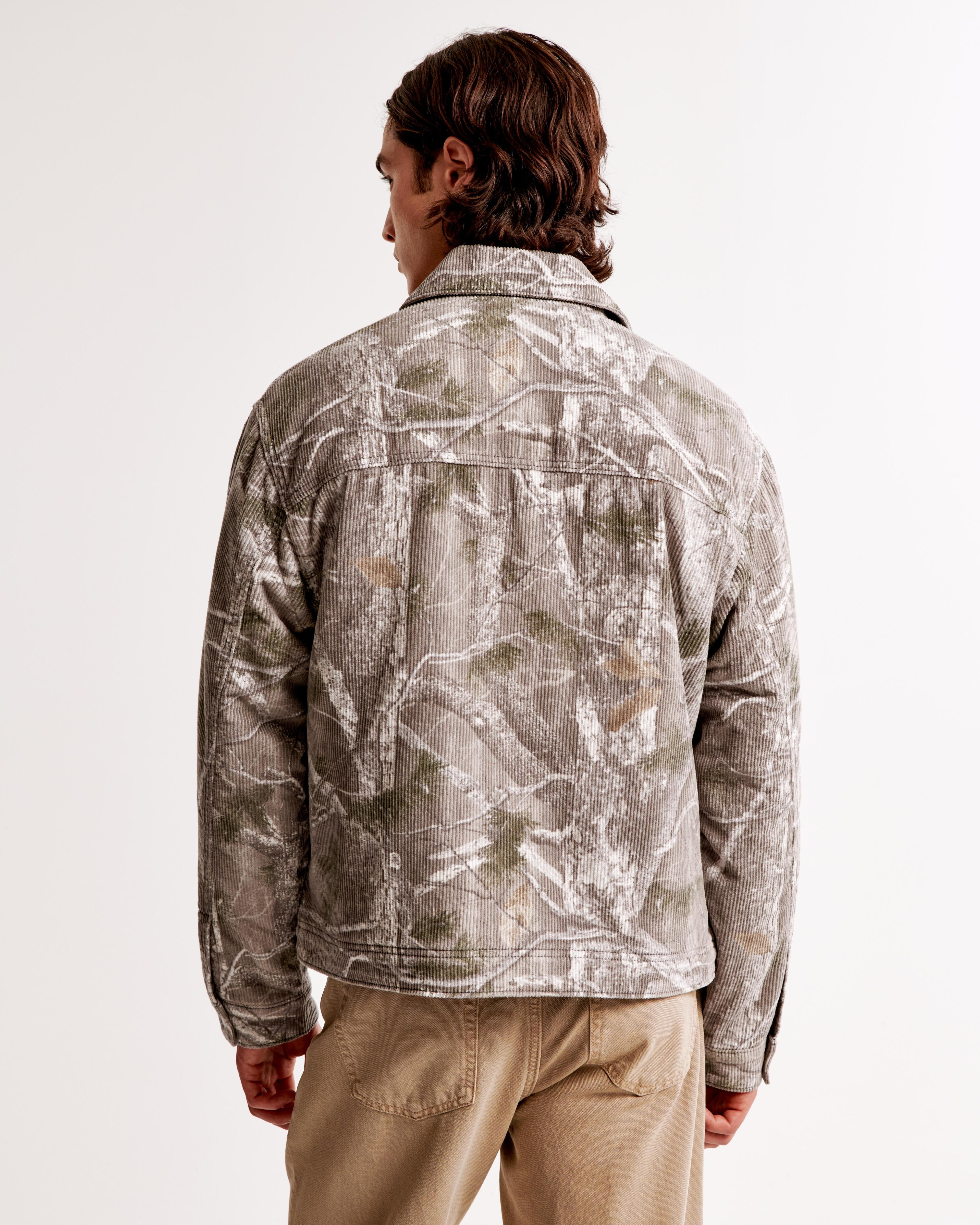 Cropped Zip Workwear Jacket Product Image