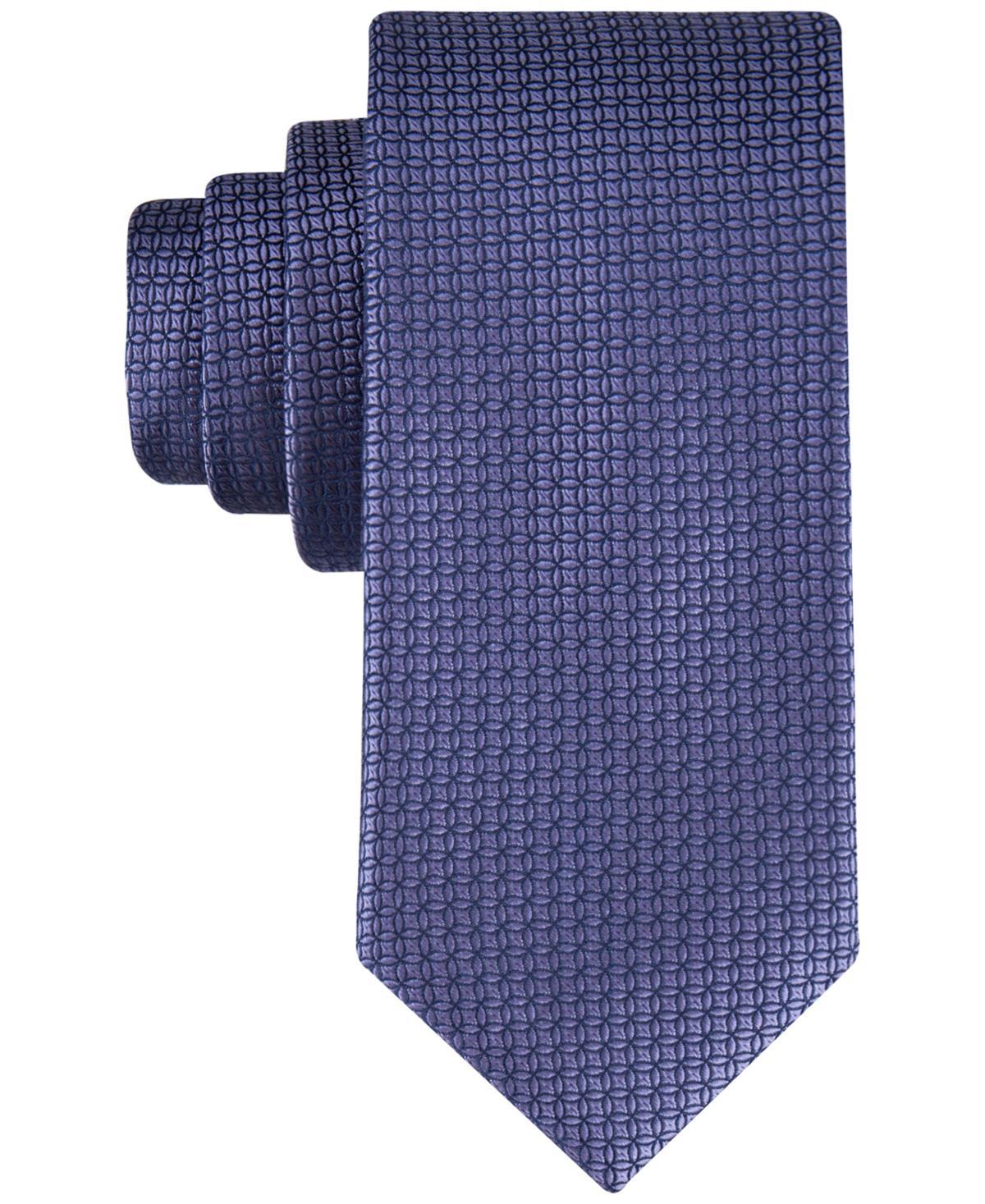 Calvin Klein Mens Solid Geo-Print Tie Product Image