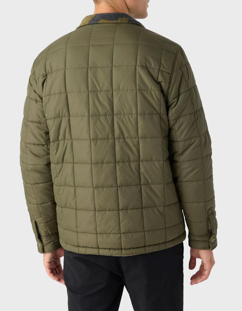 O'NEILL Glacier Reversible Mens Superfleece Jacket - ARMY Product Image