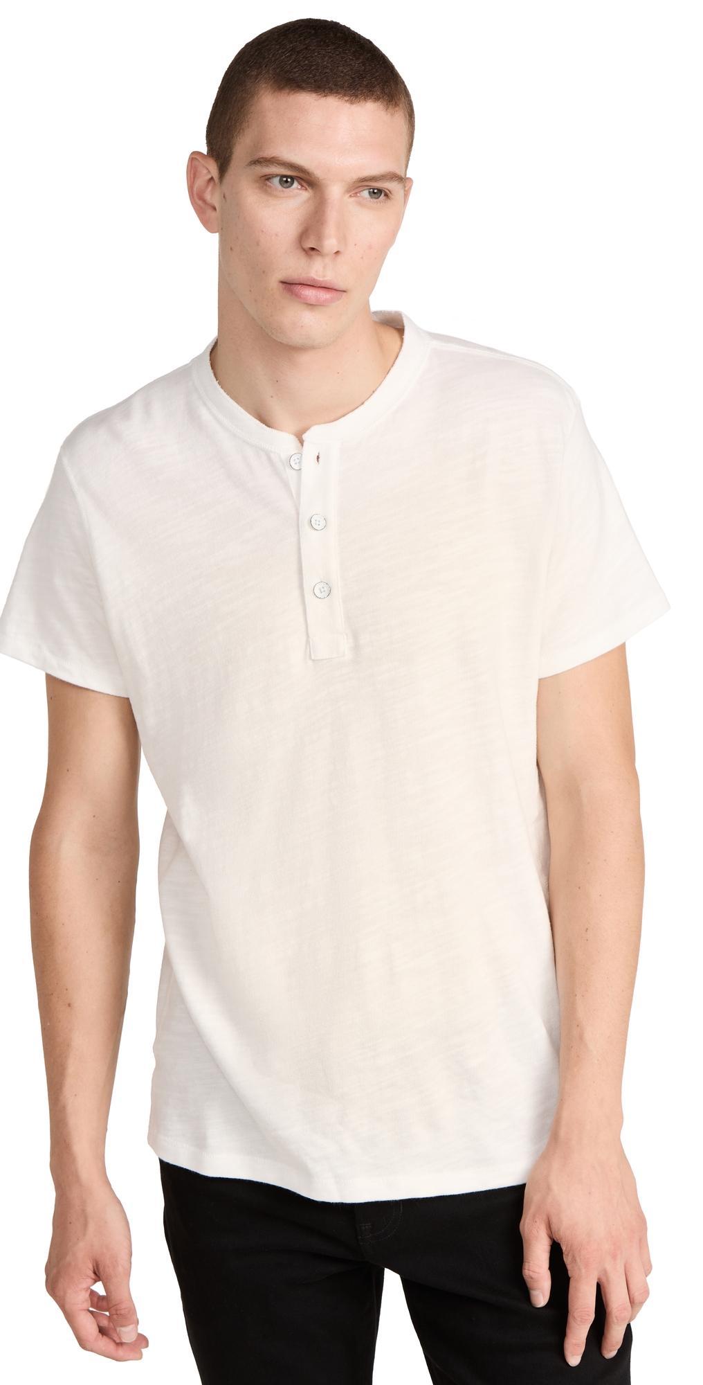 rag & bone Short Sleeve Henley Product Image