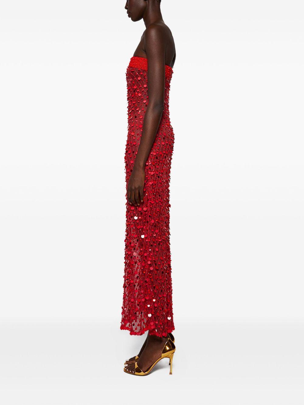 sequin-embellished midi dress Product Image