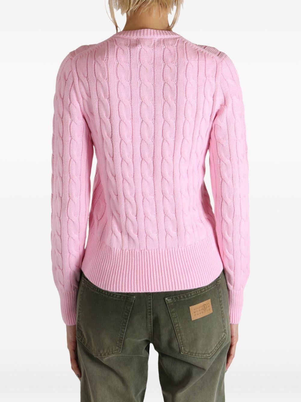 cable-knit cardigan Product Image