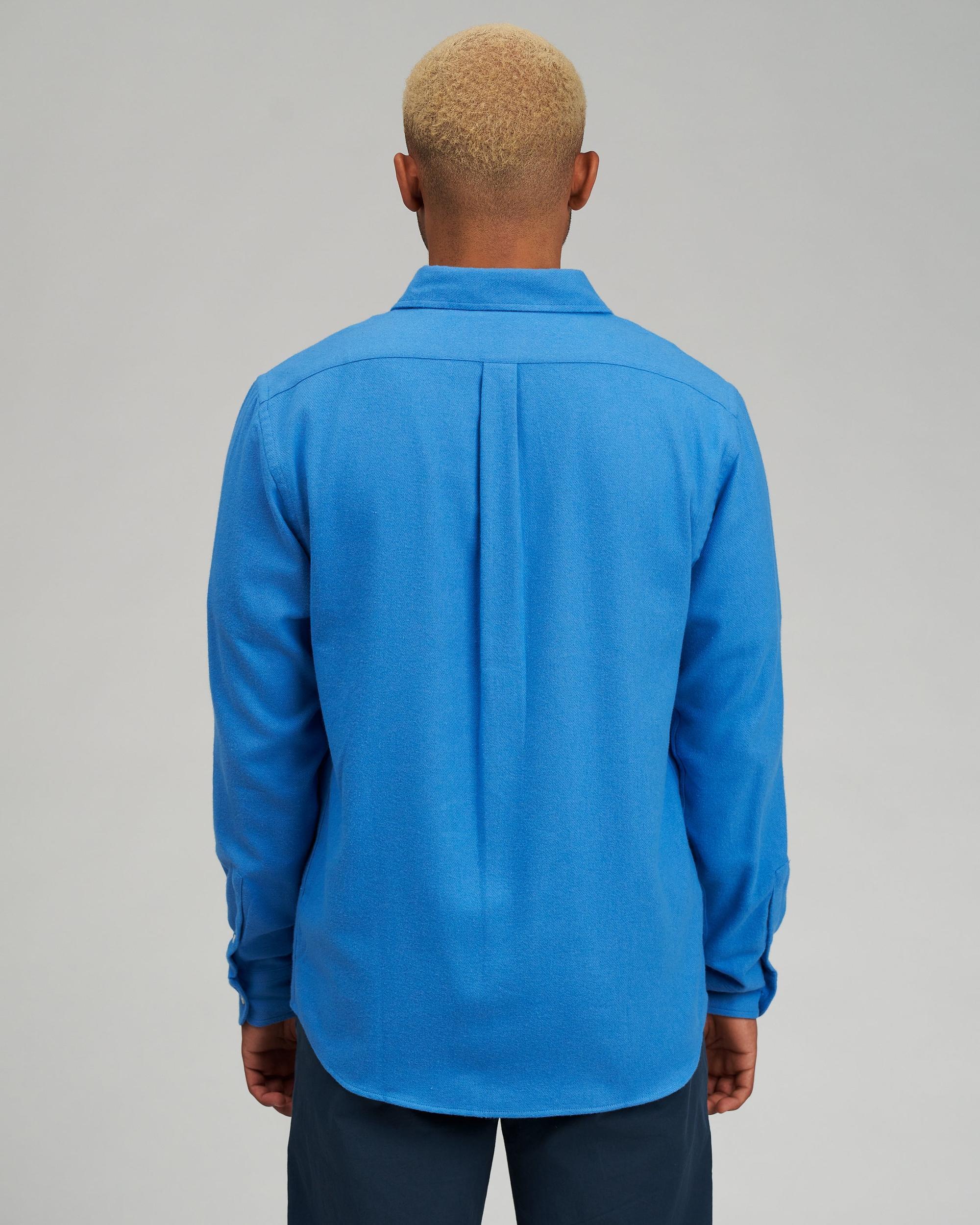 Organic Flannel Shirt - Limestone Grey Product Image