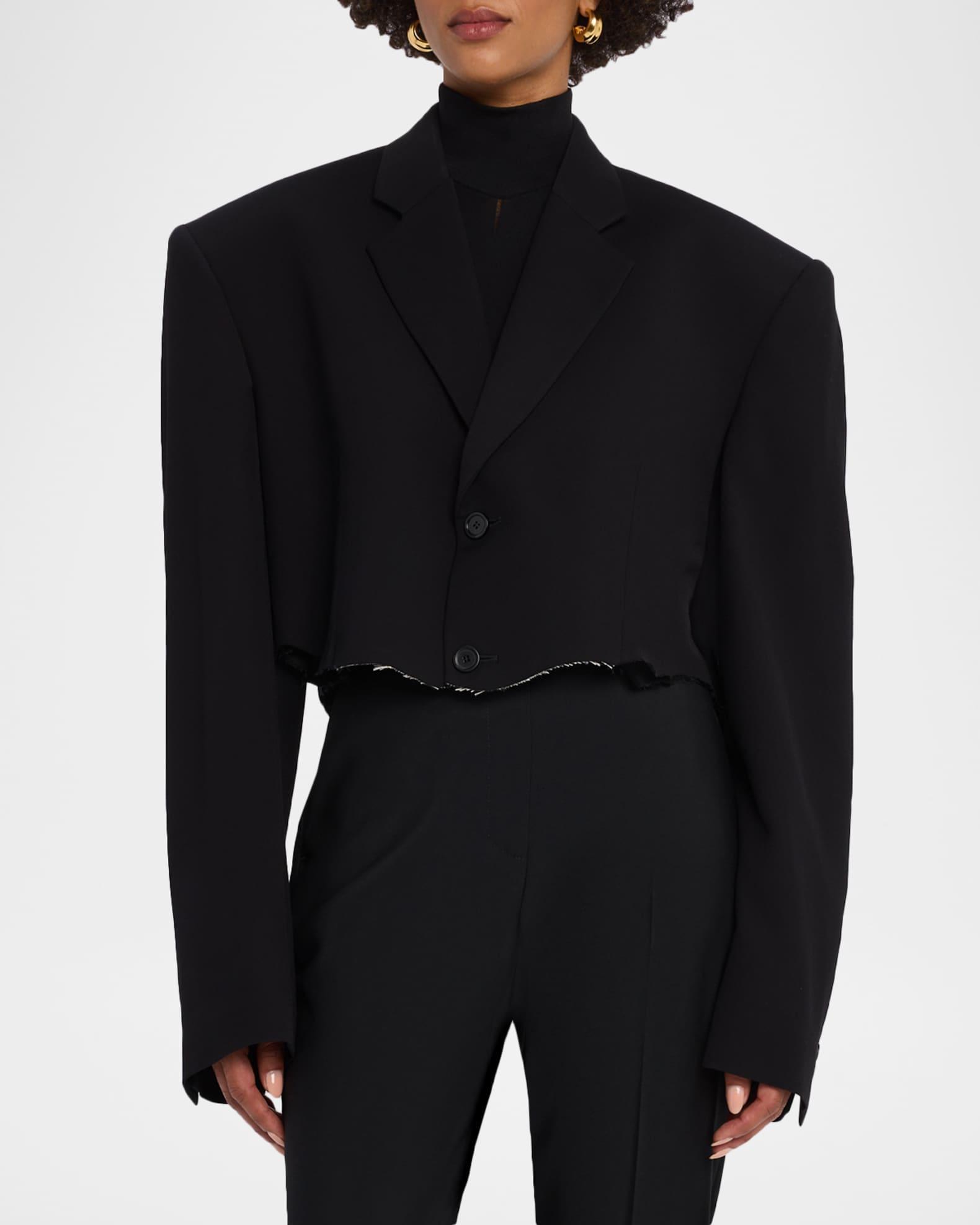 Cut-Off Single-Breasted Jacket Product Image