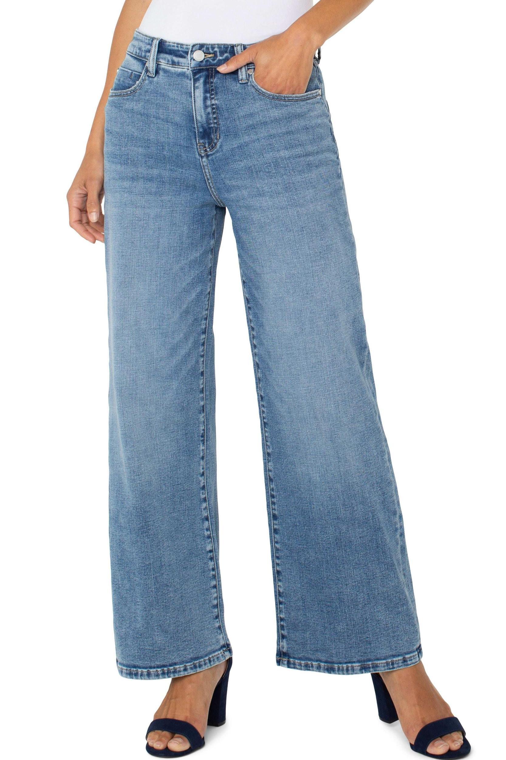 stride high rise wide leg jeans Product Image