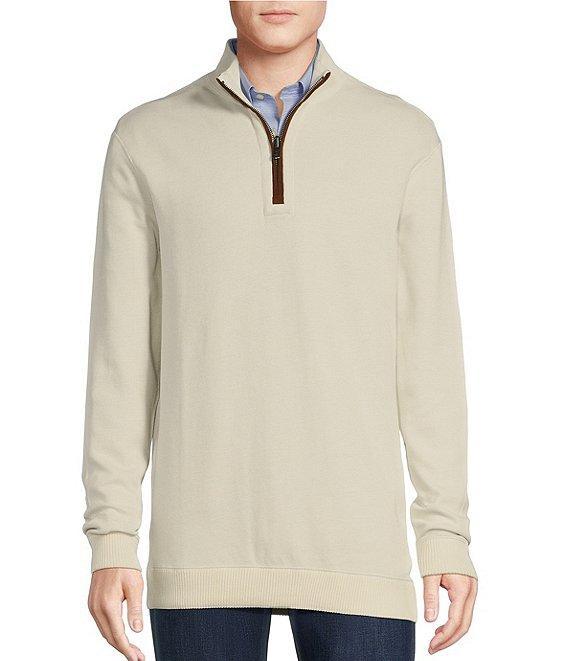 Cremieux Blue Label Solid Reversible Quarter-Zip Pullover Product Image