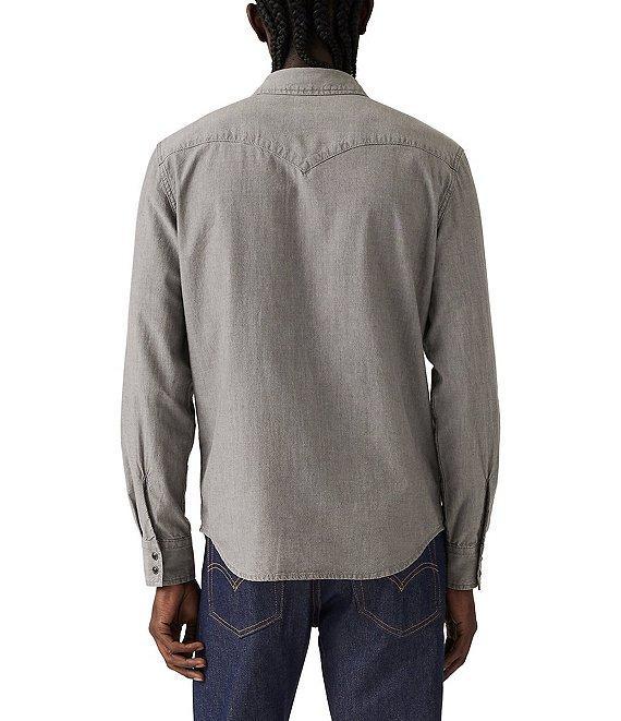 Levi's® Long Sleeve Solid Chambray Western Shirt Product Image