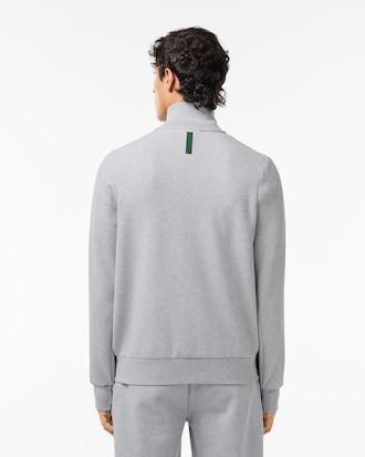 Men's High-Neck Zip-Up Sweatshirt Product Image