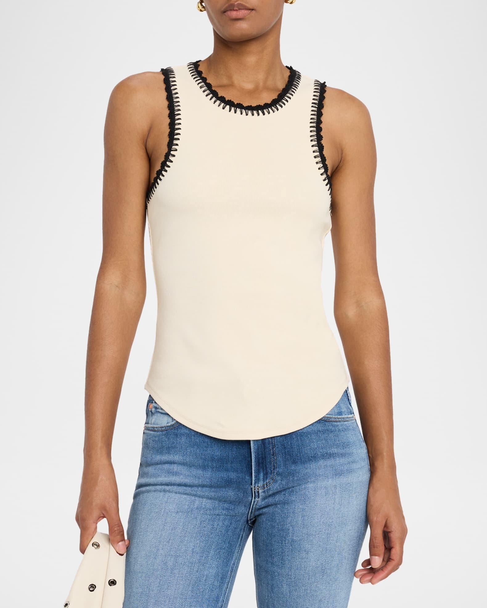 Lizzie Crochet-Trim Tank Top  Product Image