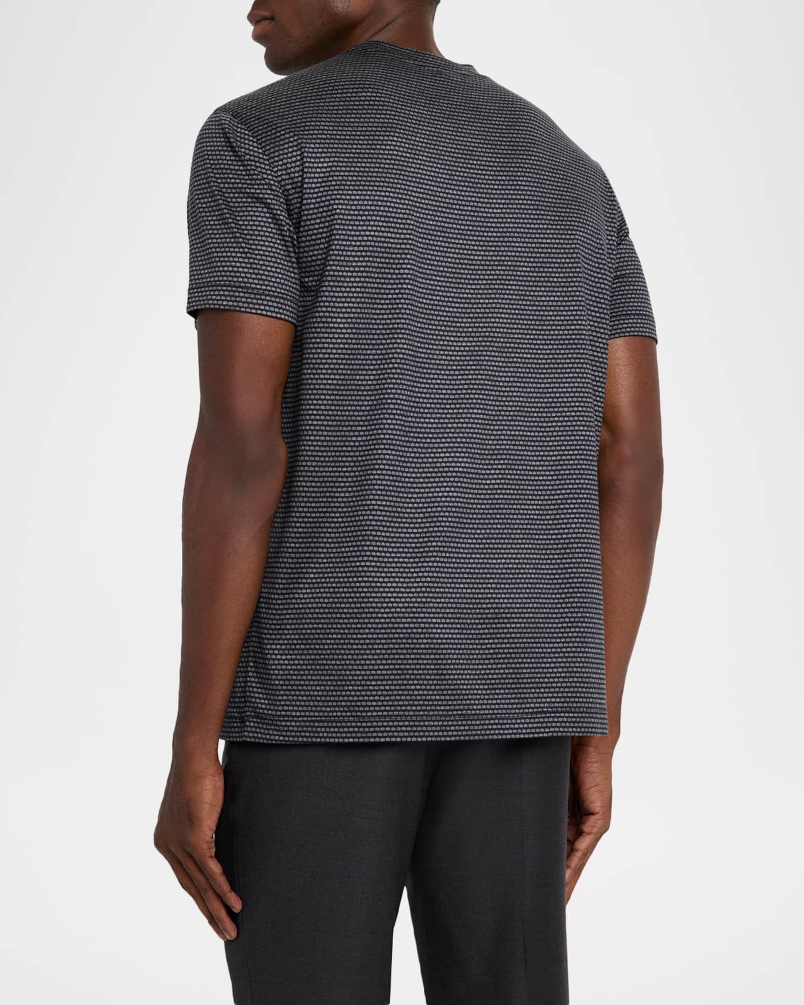 Men's Jersey Jacquard Crewneck T-Shirt Product Image