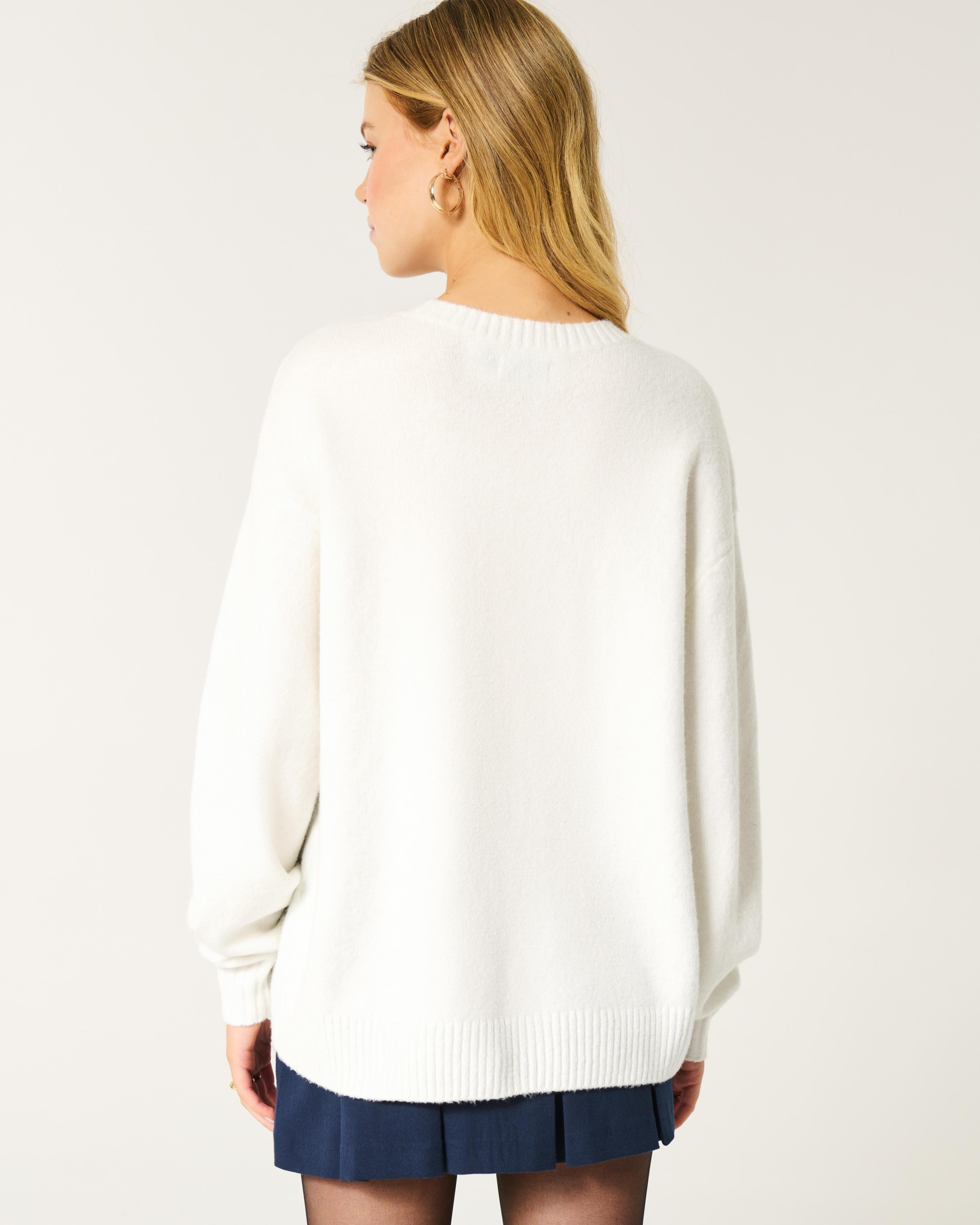 Hollister Comfy Cloud Oversized Go Team Graphic Sweater Product Image