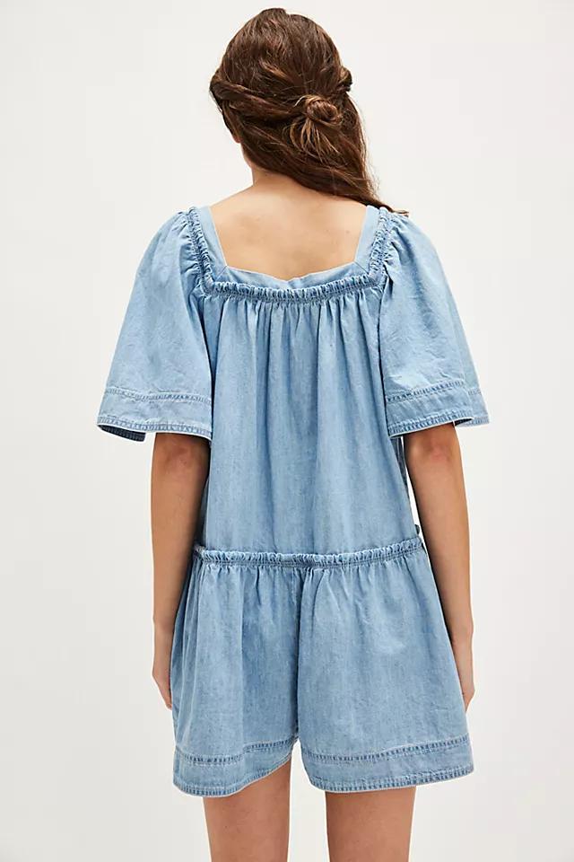 County Line Denim Romper Product Image