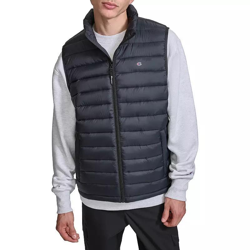 Men's Champion® Packable Puffer Vest, Size: XL, Blue Product Image