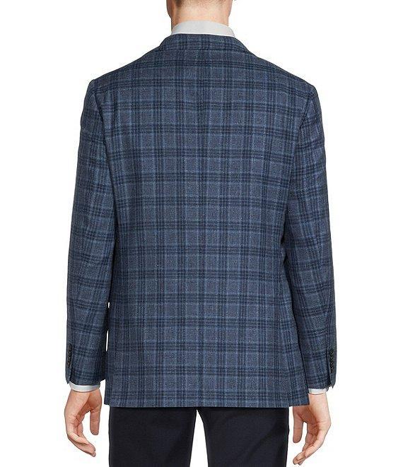 Cremieux Modern Fit Allover Blue Plaid Pattern Sport Coat Product Image