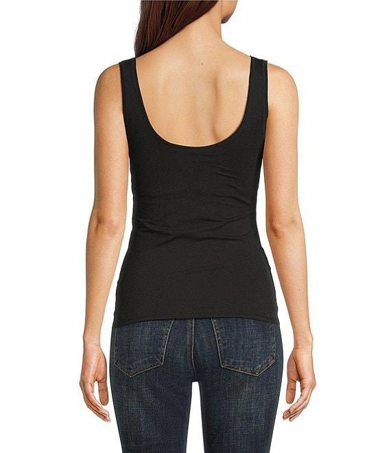 Modern Movement Sleeveless Scoop Neck Step In Tank Top Product Image