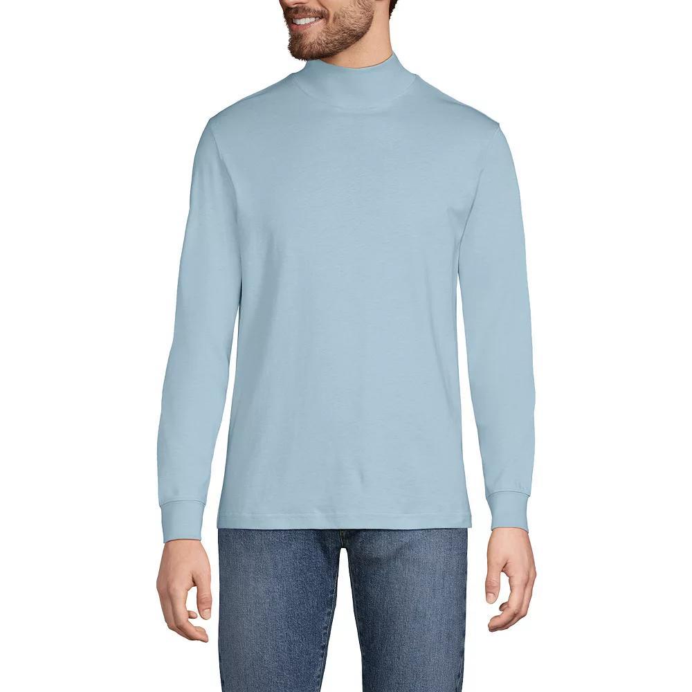 Men's Lands' End Super-T Mock Turtleneck,  Product Image