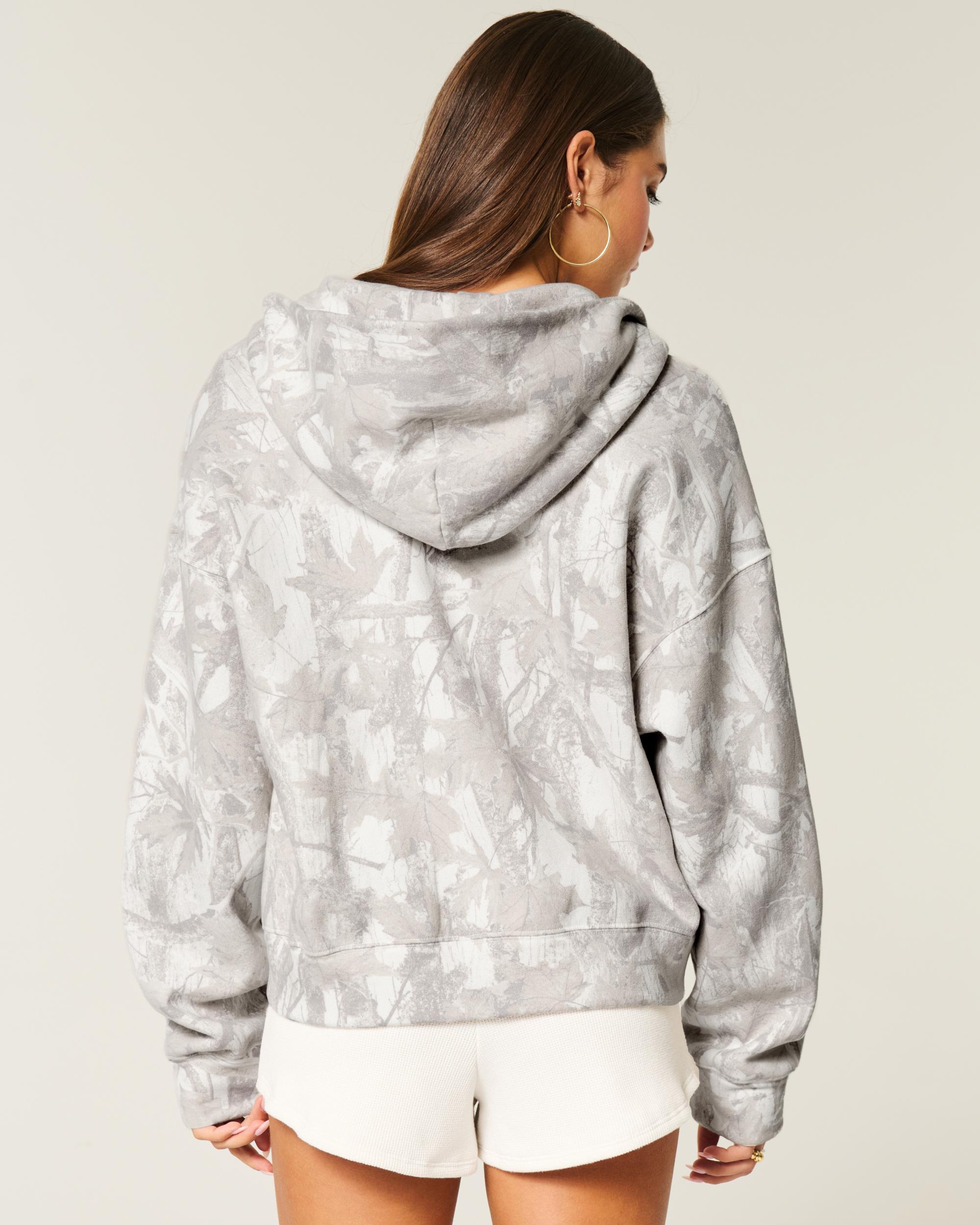 Oversized Zip-Up Hoodie Product Image