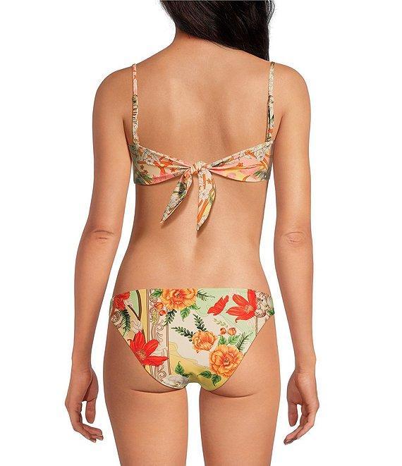Maaji Splendour Pastel Flourish Reversible Thin Side Classic Swim Bottom Product Image