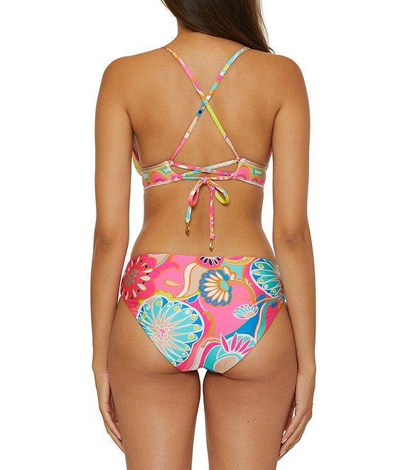Trina Turk Venus Abstract Print Reversible Hipster Swim Bottom Product Image