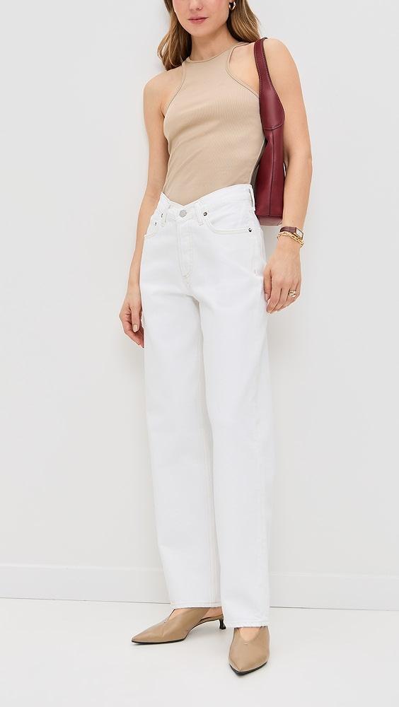 AGOLDE V Waist Baggy Jeans | Shopbop Product Image