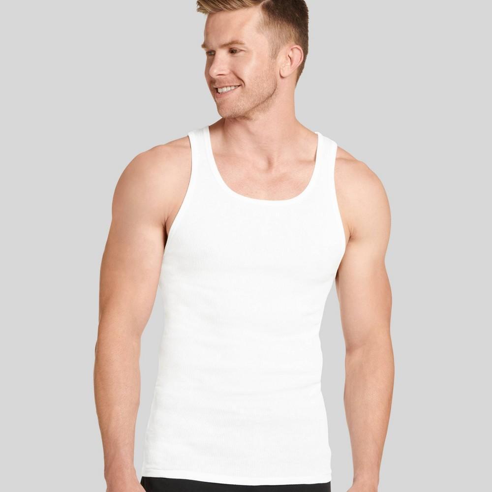 Jockey Generation™ Men's 100% Cotton Tank 3pk - White XXL: Tailored Fit, Sleeveless, Scoopneck Product Image