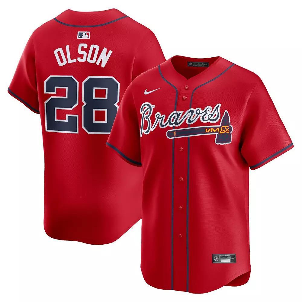 Matt Olson Atlanta Braves Nike Mens Dri-FIT ADV MLB Limited Jersey | T7LMAWA2AW9-00J Product Image
