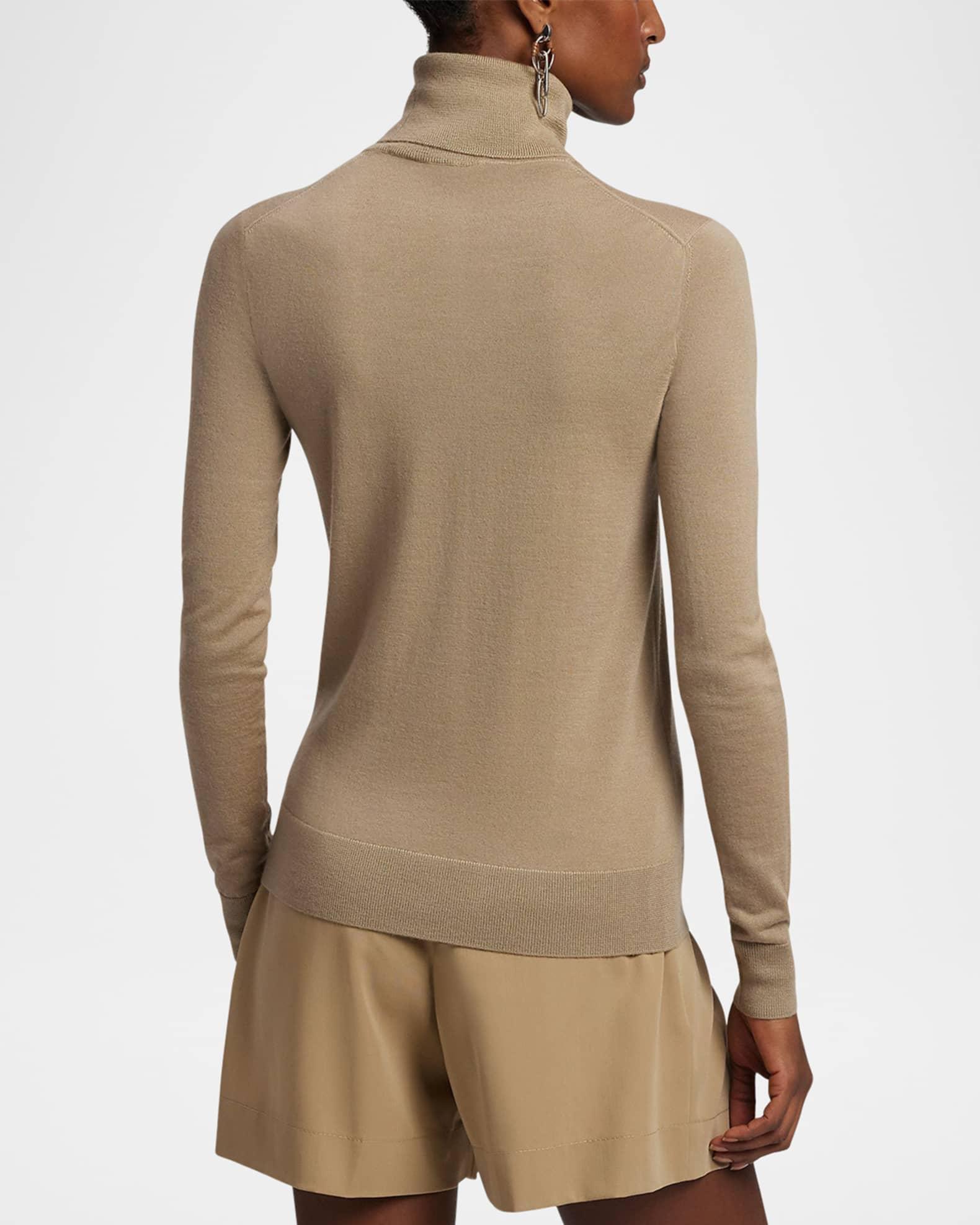 Cashmere Jersey Turtleneck Sweater Product Image