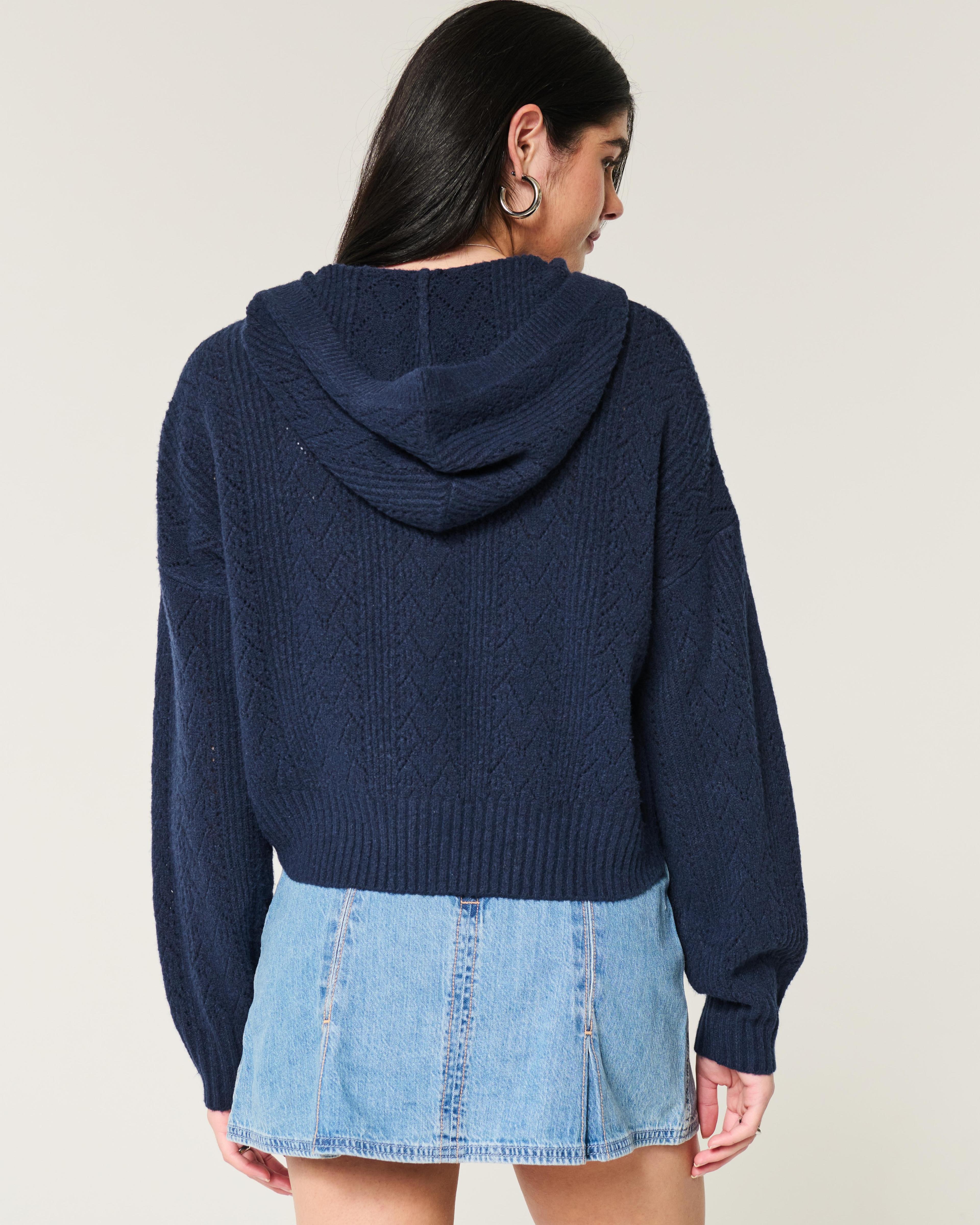 Hollister Comfy Cloud Easy Zip-Up Sweater Hoodie Product Image