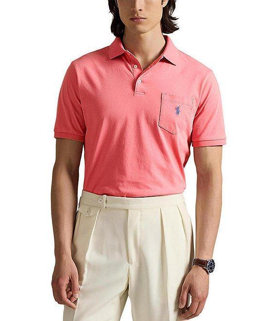 Polo Ralph Lauren Classic Fit Jersey Pocket Short Sleeve Polo Shirt Product Image