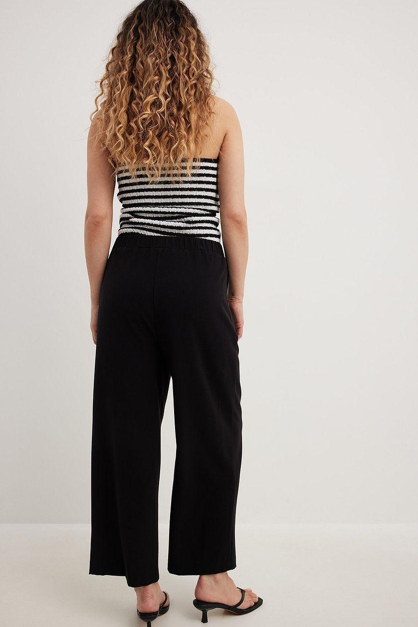 Elastic Waistband Culottes Product Image