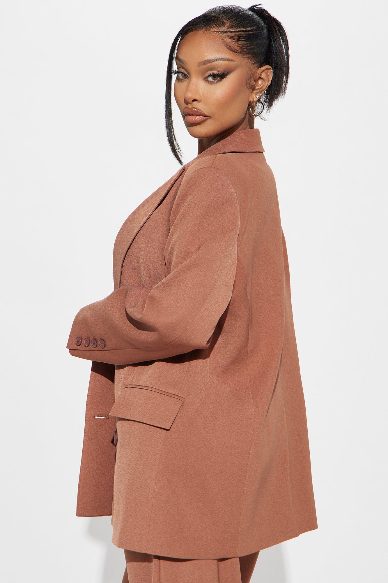 Making Deliverables Blazer - Mocha Product Image