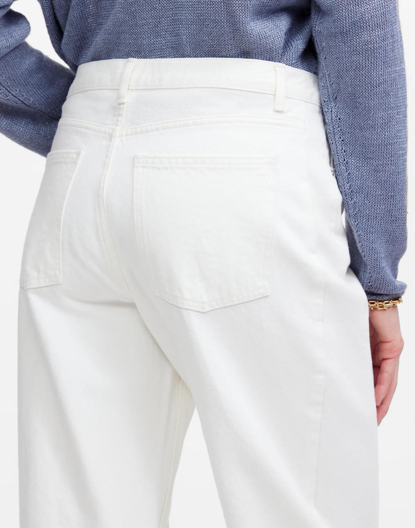 Tall Pieced Barrel-Leg Jeans Product Image