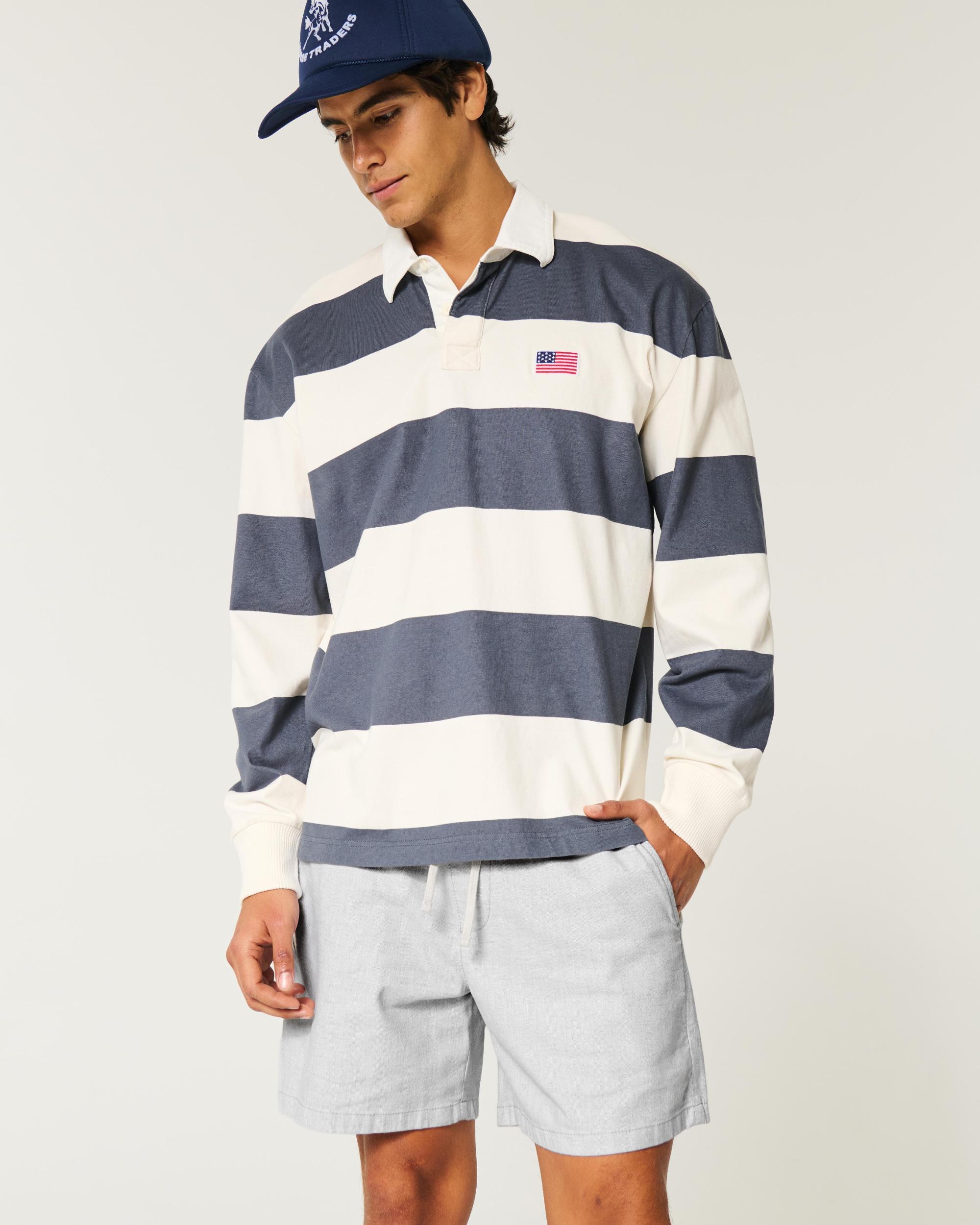 Mid-Thigh Twill Pull-On Shorts Product Image