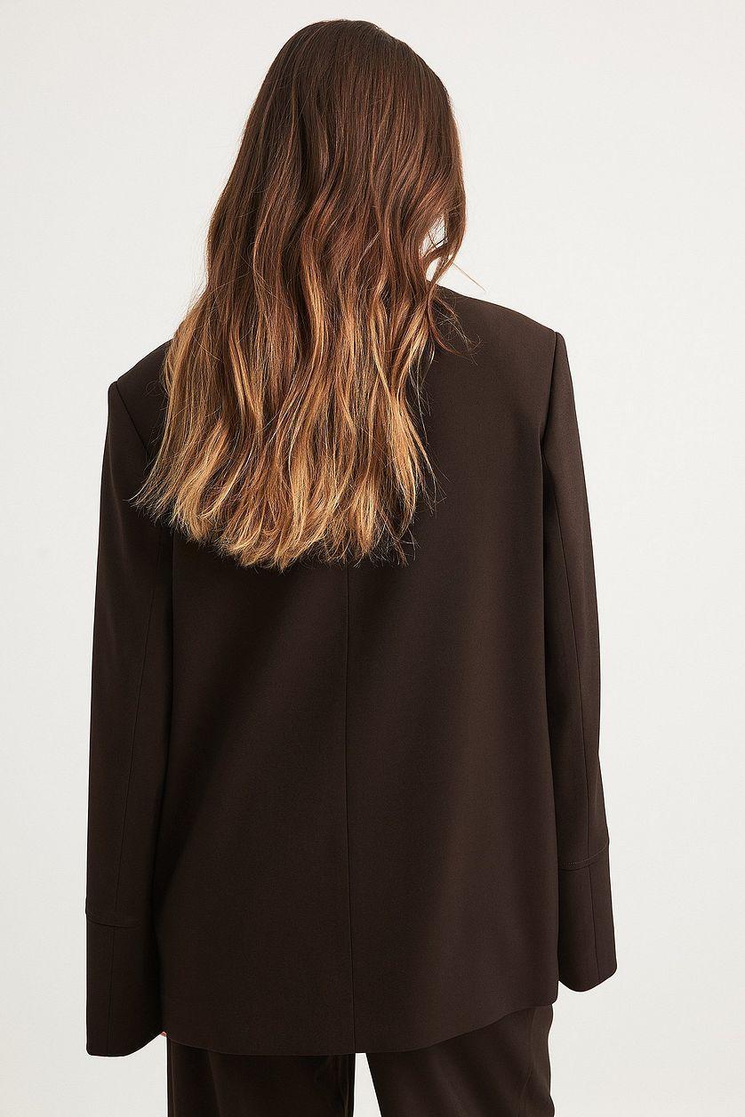 Oversized Blazer With Wide Sleeves Product Image