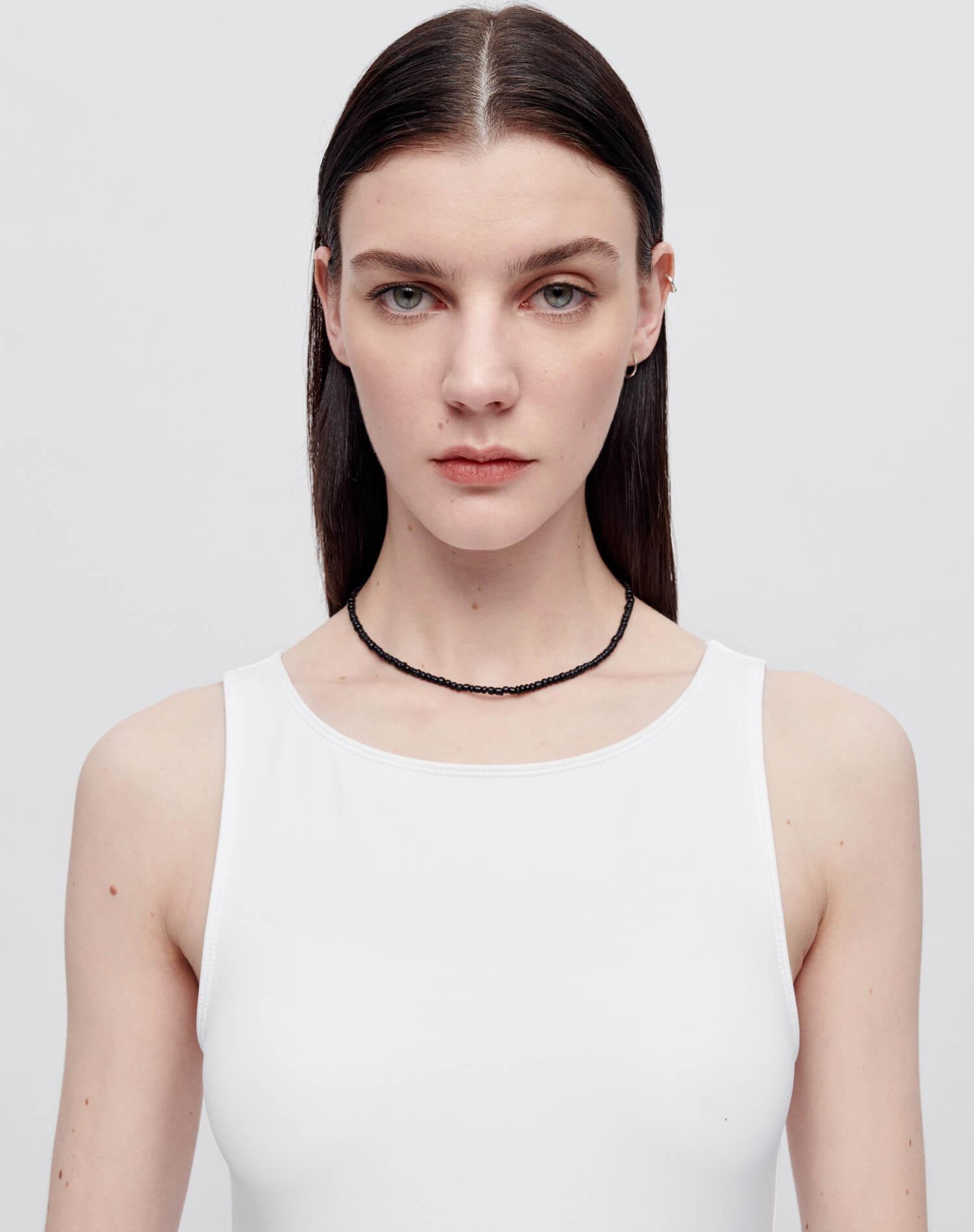 High Neck Bodysuit - Optic White Female Product Image