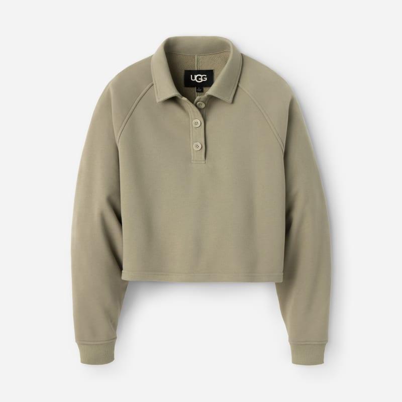 UGG Womens Kaylee Polo Sweatshirt Cotton Blend/Recycled Materials Hoodies & Sweatshirts Product Image