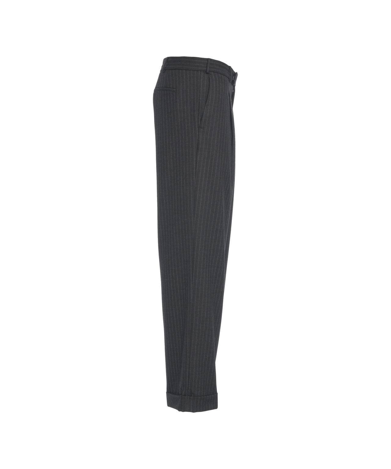 Palazzo trousers with pinstripes Product Image