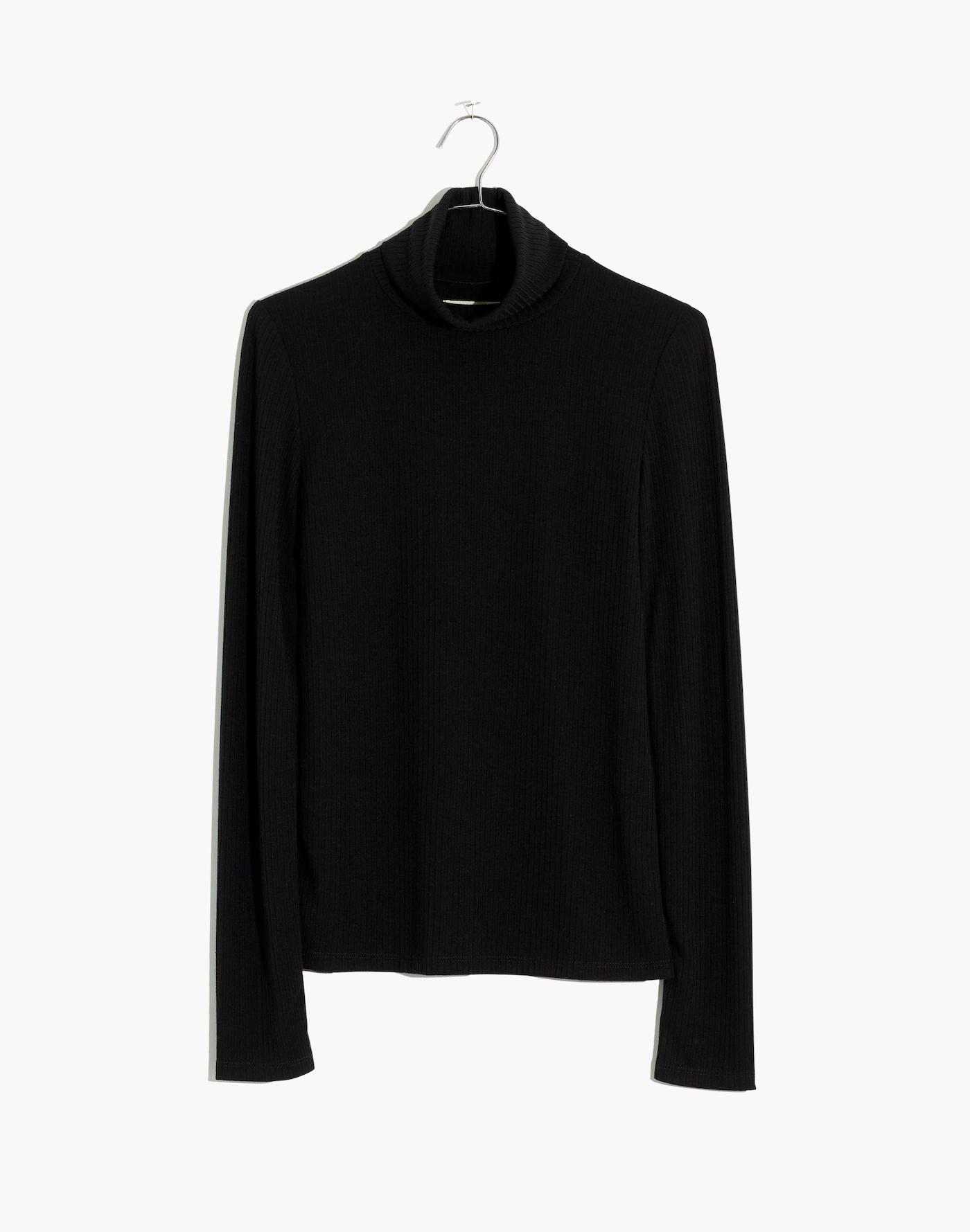 Ribbed Turtleneck Top Product Image