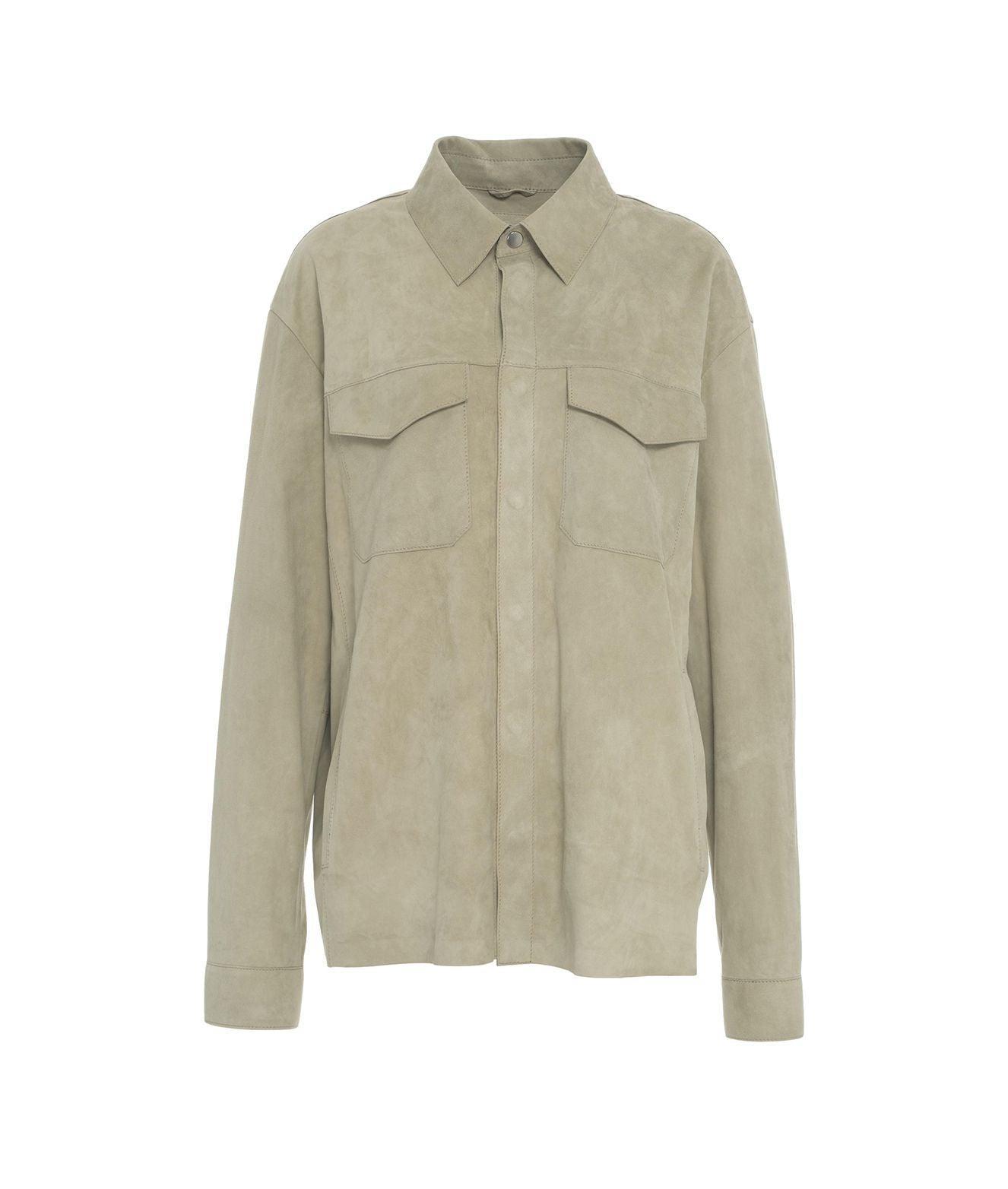 Overshirt in suede Product Image