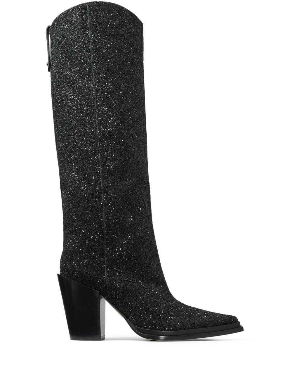 JIMMY CHOO 80mm Cece Boots In Black Product Image