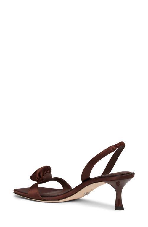 PAIGE Eva Slingback Sandal In Chocolate Product Image