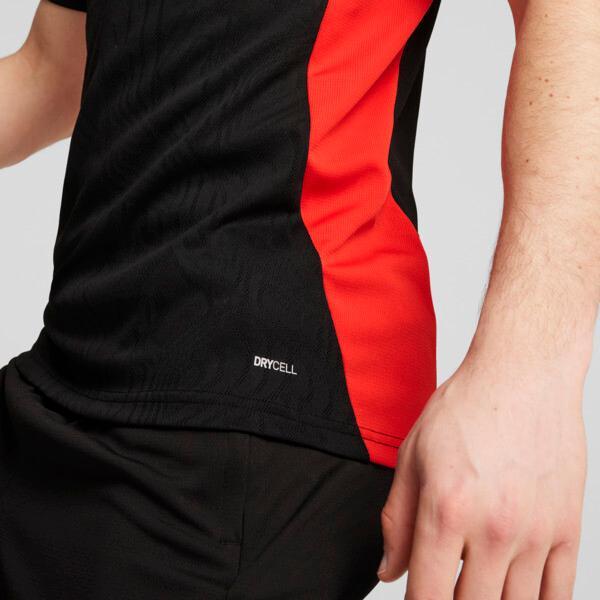 PUMA AC Milan Men's Training Jersey in Black/For All Time Red Product Image