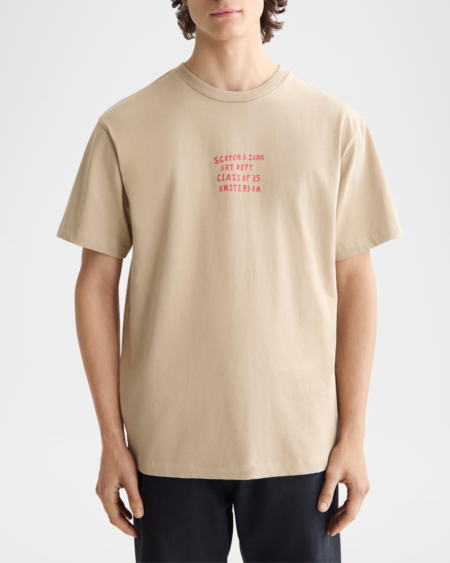 Men's Relaxed-Fit Artwork Graphic T-Shirt Product Image