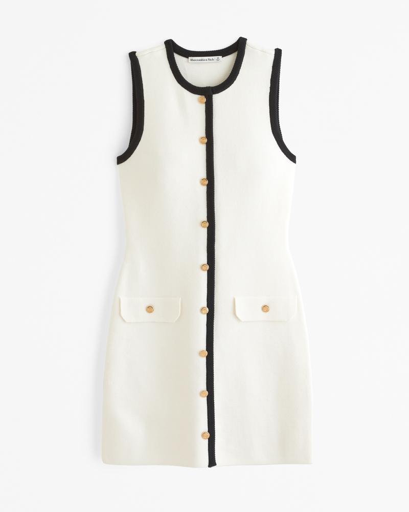 The A&F Mara High-Neck Vest Sweater Dress Product Image