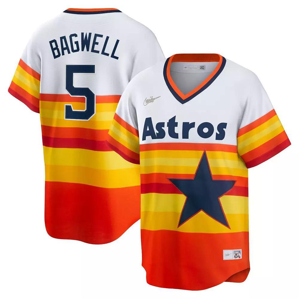 Men's Nike Jeff Bagwell White Houston Astros Home Cooperstown Collection Player Jersey, Size: XL Product Image