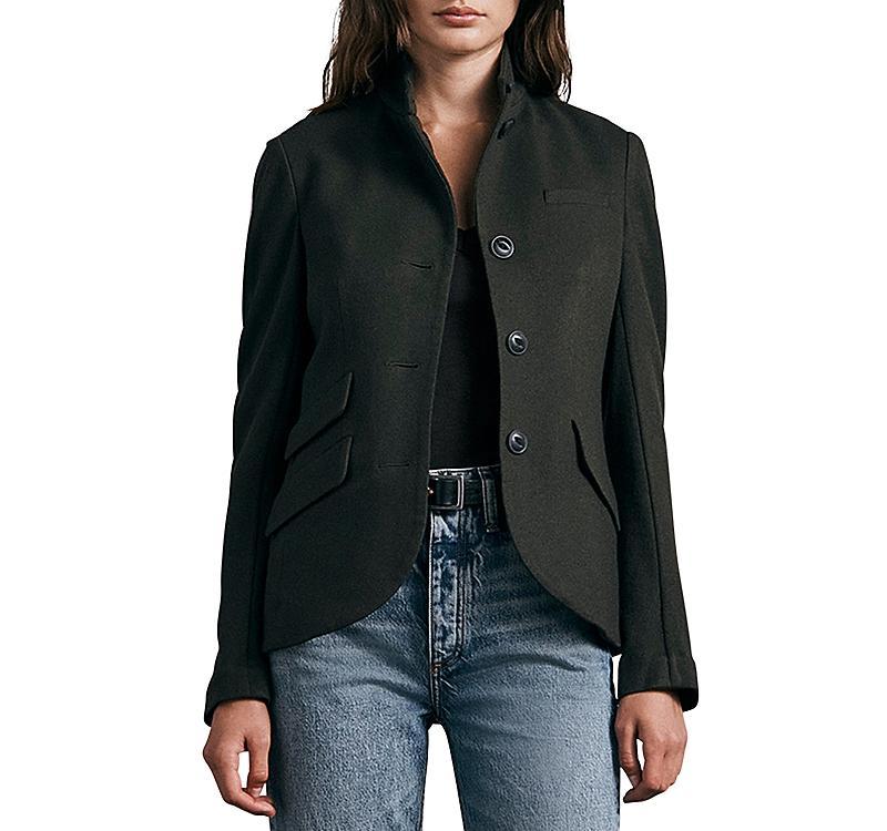 rag & bone Slade Blazer Black 16 Product Image